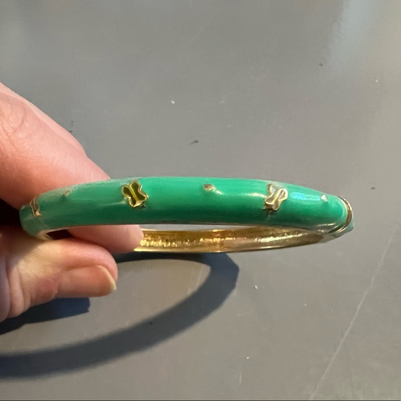 EUC Set of two vintage Ceramic hinged bracelets - Picture 4 of 6